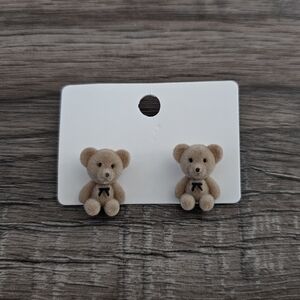 NIP Teddy Bear Earrings